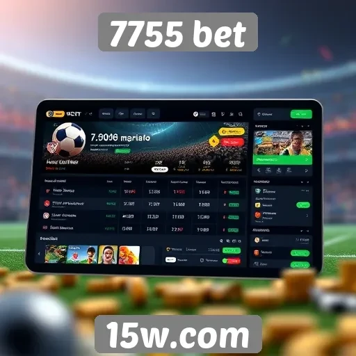 Interface do usuário da 7755 bet é intuitiva