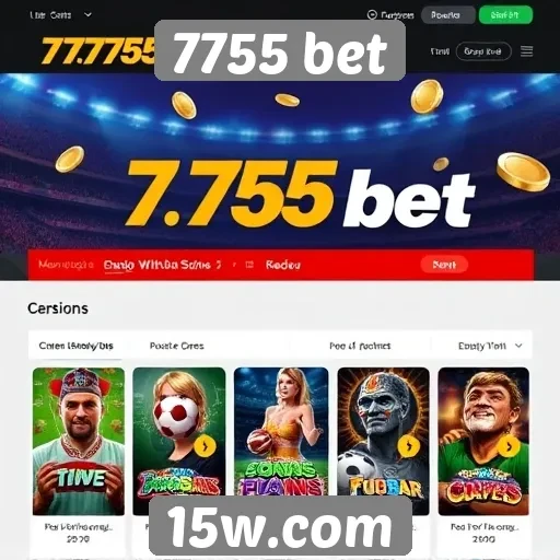 Plataforma de jogos 7755 bet oferece diversas opções de apostas